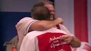 Michael van Gerwens First 9 Dart Finish [upl. by Nitsew]