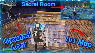 Fortnite 1v1 Map Troll friends with secret room [upl. by Burnside440]