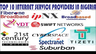 Top 10 Internet Service Providers in Nigeria techtvng [upl. by Aekal14]