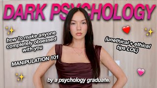 11 ways to make anyone OBSESSED with you dark psychology [upl. by Jonette427]