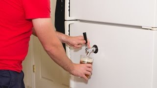 How To Build A Beer Fridge Using a Kegerator Conversion Kit [upl. by Aitat]