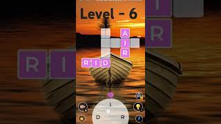 HOW TO WIN IN LEVEL 6 OF CROSSWORD GAME 🎮 CROSSWORD GAME ME LEVEL6 KAISE JEETENshortsviralvideo [upl. by Irodim]