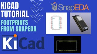 KiCad Tutorial  How to Import Footprints and Symbols from SnapEDA [upl. by Nohsyar]