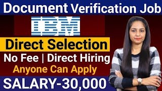 IBM Recruitment 2024IBM Jobs 2024Work From Home JobsWork From HomeMeet Sharma [upl. by Ebsen]