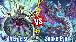 Altergeist vs SnakeEye  High Rated DB YuGiOh  Dueling Book [upl. by Marline476]