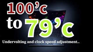 How to fix high CPU temperatures on your gaming laptop using ThrottleStop [upl. by Thetisa188]