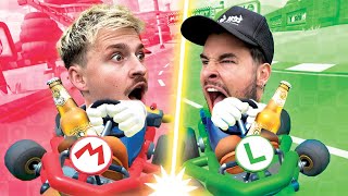 Drunk Mario Kart w Kian Lawley [upl. by Akehsay686]