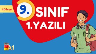 9Sınıf Almanca  1Dönem 1Yazılıya Hazırlık [upl. by Riana784]