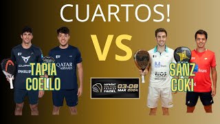 HIGHLIGHTS TapiaCoello vs CokiSanz  Qatar Major Cuartos [upl. by Loma]