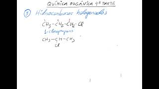 QO 4 Derivados halogenados [upl. by Comstock]