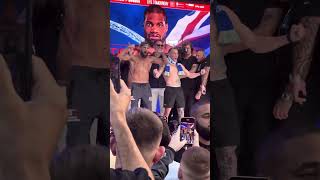 Anthony Joshua vs Daniel Dubois undercard weighin [upl. by Ydisac]