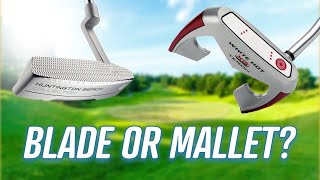 WHAT TYPE OF PUTTER IS BEST Blades vs Mallets for mid handicapper [upl. by Hajidahk]