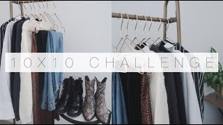 10 Items 10 Outfits  Capsule Wardrobe 10x10 Challenge  The Anna Edit [upl. by Leciram]