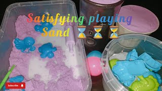 Rose Mar channel is live Playing Sand Clay 😀⌛⏳😎sand satisfying asmr shorts [upl. by Hagen]