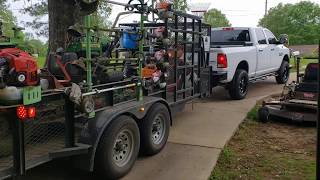 2020 Ultimate Lawn Care Setup Trailer and truck setup [upl. by Eimmelc]