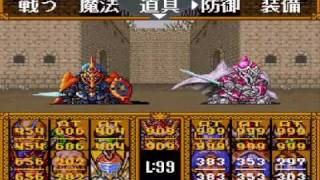 SNES SD Gundam RPG2 Act 4 Part 1 of 3 ＳＤガンダム外伝２円卓の騎士冬の章 [upl. by Ayotel]