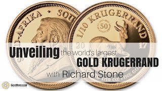 Unveiling the Worlds Largest Gold Krugerrands with Richard Stone [upl. by Lapotin897]