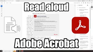 Read Aloud in Adobe Acrobat [upl. by Mode]