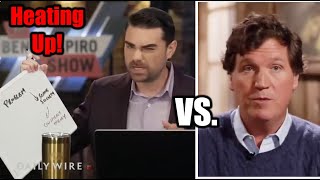 Tucker Carlson vs Ben Shapiro Listen To Their Subtle Jabs Ukraine To Join NATO [upl. by Marlena368]