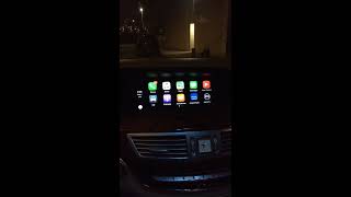 Mercedes W221 S550 S350 S430 20072013 SClass Apple CarPlay Android Auto Demo [upl. by Ilil]