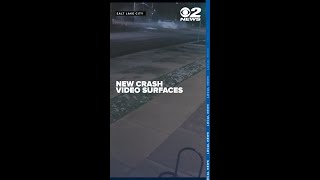 New video shows closer look at crash involving stolen vehicle in Salt Lake City [upl. by Calloway230]