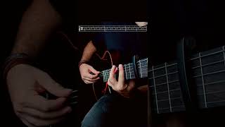 Moonlight Sonata  Beethoven guitar guitartutorial shorts [upl. by Photina992]