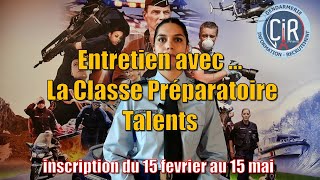 ENTRETIEN AVEC LA CLASSE PREPARATOIRE TALENTS  CPT [upl. by Aerua317]