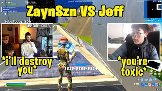 ZaynSzn VS Asian Jeff 1v1 Zone Wars on Clix Live Stream [upl. by Eiramanit780]