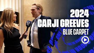 Carji Greeves 2024  Blue Carpet [upl. by Gustin409]