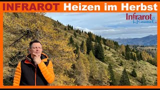 INFRAROT Heizen im Herbst  wer kennt das nicht es ist ungemütlich amp die Zentralheizung heizt nicht [upl. by Ulla]