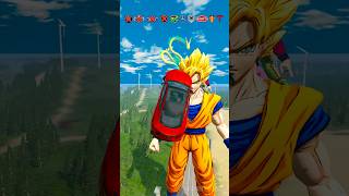 Cars VS Dragon Ball Characters 🐉  BeamNGdrive dragonball sparkingzero DBZ shorts [upl. by Arliene330]