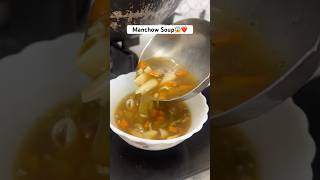 Tasty homemade Manchow Soup Recipe 😱❤️ manchowsouprecipe soup winterrecipe [upl. by Ahsiekim461]