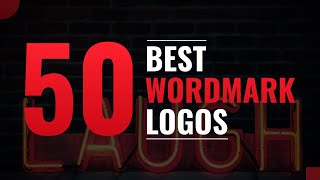 50 Best Wordmark Logos  Lettermark Logo Design Ideas amp Inspiration [upl. by Aicila]