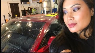 How to Tint a Windshield my WAY [upl. by Isdnyl58]