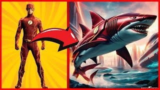 AVENGERS but Shark 🦈🌊 All Characters marvel amp DC 2024 [upl. by Munt]