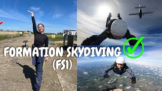 I GOT MY FORMATION SKYDIVING FS1 [upl. by Loretta]