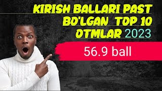 Kirish ballari past bolgan institutlar 2023 [upl. by Wauters]