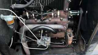 Ford Model A idling rebuilt Marvel Schebler 2405 Carburetor [upl. by Egdamlat551]