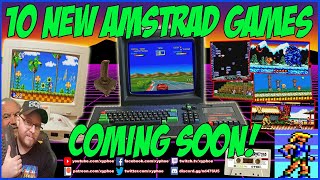 AMSTRAD CPC 🕹️ 10 New Awesome Amstrad Games Coming Soon 😲👍 [upl. by Adnwahsat]