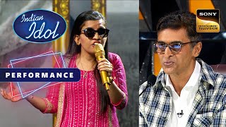 Indian Idol S14  Mohnish जी को लगता है Menuka की गायकी Match करेगी Nutan जी के साथ  Performance [upl. by Nahtnhoj]