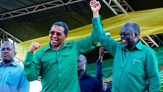 Hotuba fupi ya Jakaya Kikwete alipokaribishwa na Magufuli Dodoma [upl. by Mond]