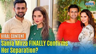 Sania Mirzas New Cryptic Insta Story Sparks Divorce Rumours with Shoaib Malik [upl. by Dalohcin]