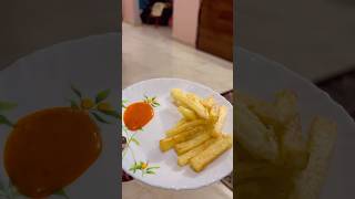 Ghar pe banaye french fries🍟🤤 nehabisht cookingfood pahadi pahadivlogger frenchfries snacks [upl. by Duquette]