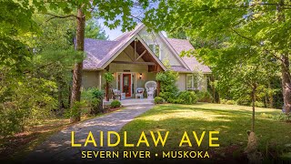 Unparalleled Tranquility with West Facing River View  Severn River Gravenhurst Muskoka Real Estate [upl. by Rodablas]