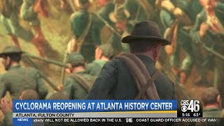 Cyclorama reopens at Atlanta History Center [upl. by Alisha]