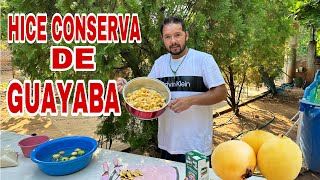 Cómo hacer una conserva de guayaba 🤤 tutorial cómo hacer un rico postre 🤤 [upl. by Eilyk]