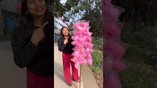 Aru cotton candy 🍭 khayegi😲cottoncandy viralvideo viralshorts [upl. by Mariken]