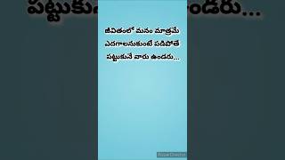 Telugu Motivational Quotes Inspirational QuotesLife Quotesviralyt shorts trending [upl. by Aleekahs]