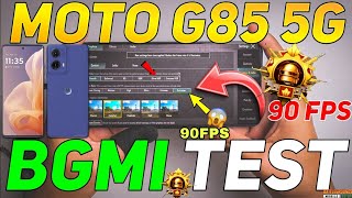 Motorola G85 5G BGMI TEST  90FPS  Motorola G85 Me Bgmi Gameplay  Bgmi Gaming Test  Moto G58 5G [upl. by Adon]