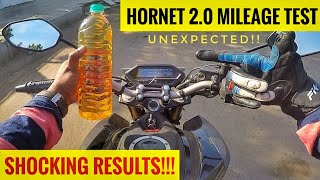 Honda Hornet 20 Mileage Test🔥 Shocking Results Unexpected தமிழில்❤ [upl. by Atnauqal]